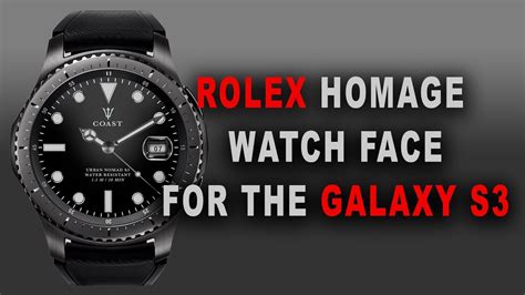 how to install rolex watch face on gear s3|custom rolex watch face.